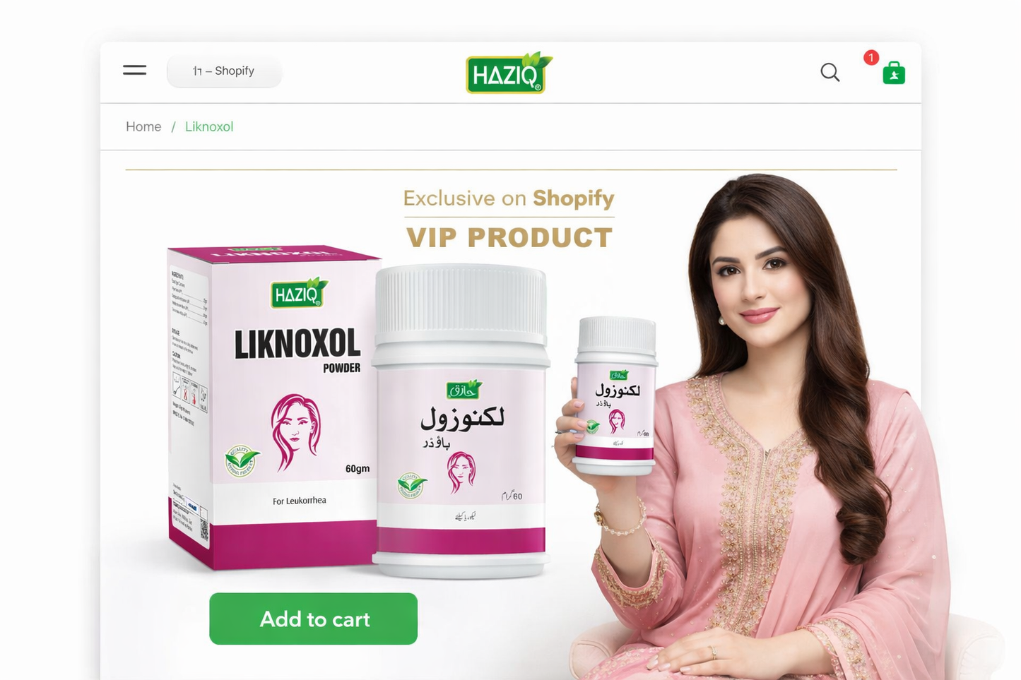 LIKNOXOL Powder - For Leukorrhea